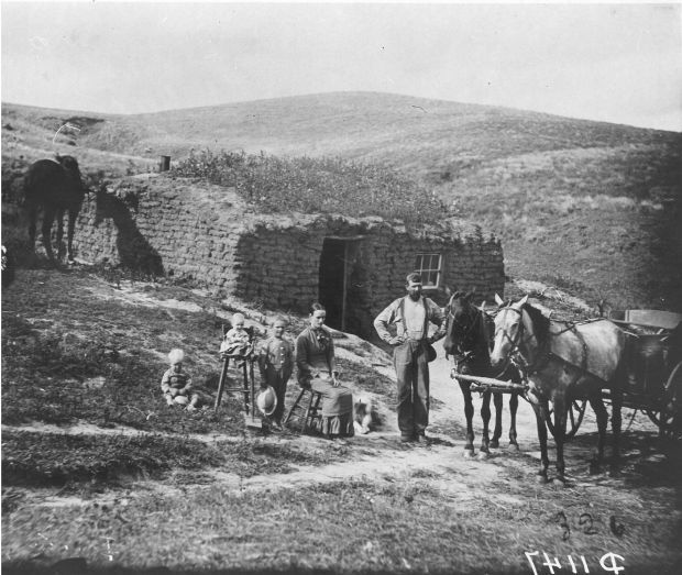 Sod house 37 objects